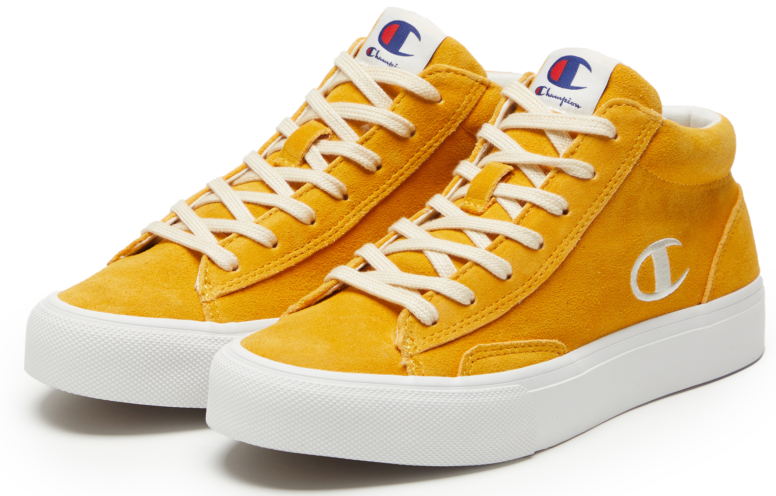 Order Champion基本款系列 Skate Classic 高筒 高品質舒適休閒滑板鞋 女款 黃色