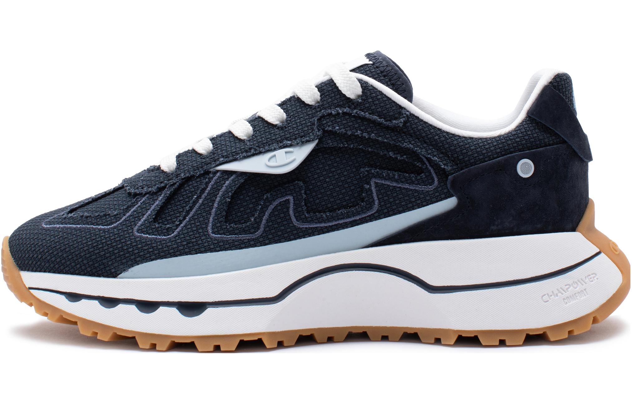 (Women) Champion TronRunner 1 'Retro Contrast Deep Blue Low' U3CFCRW03M8