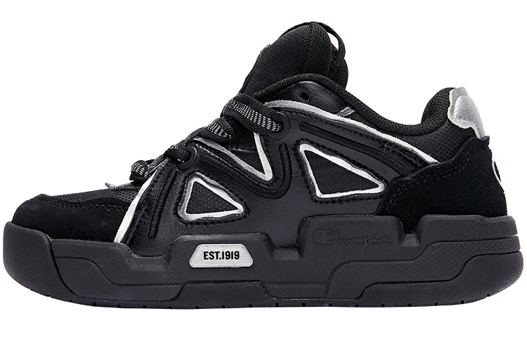 (W) Champion Tube 1 Low 'Black Essentials'