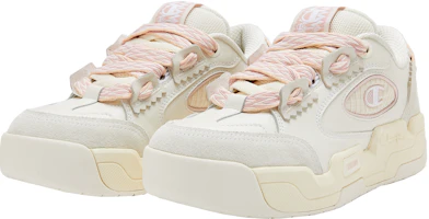 Order Champion Essentials系列 Valve V1 麵包鞋 格紋厚底低幫老爹鞋 女款 烏墨粉