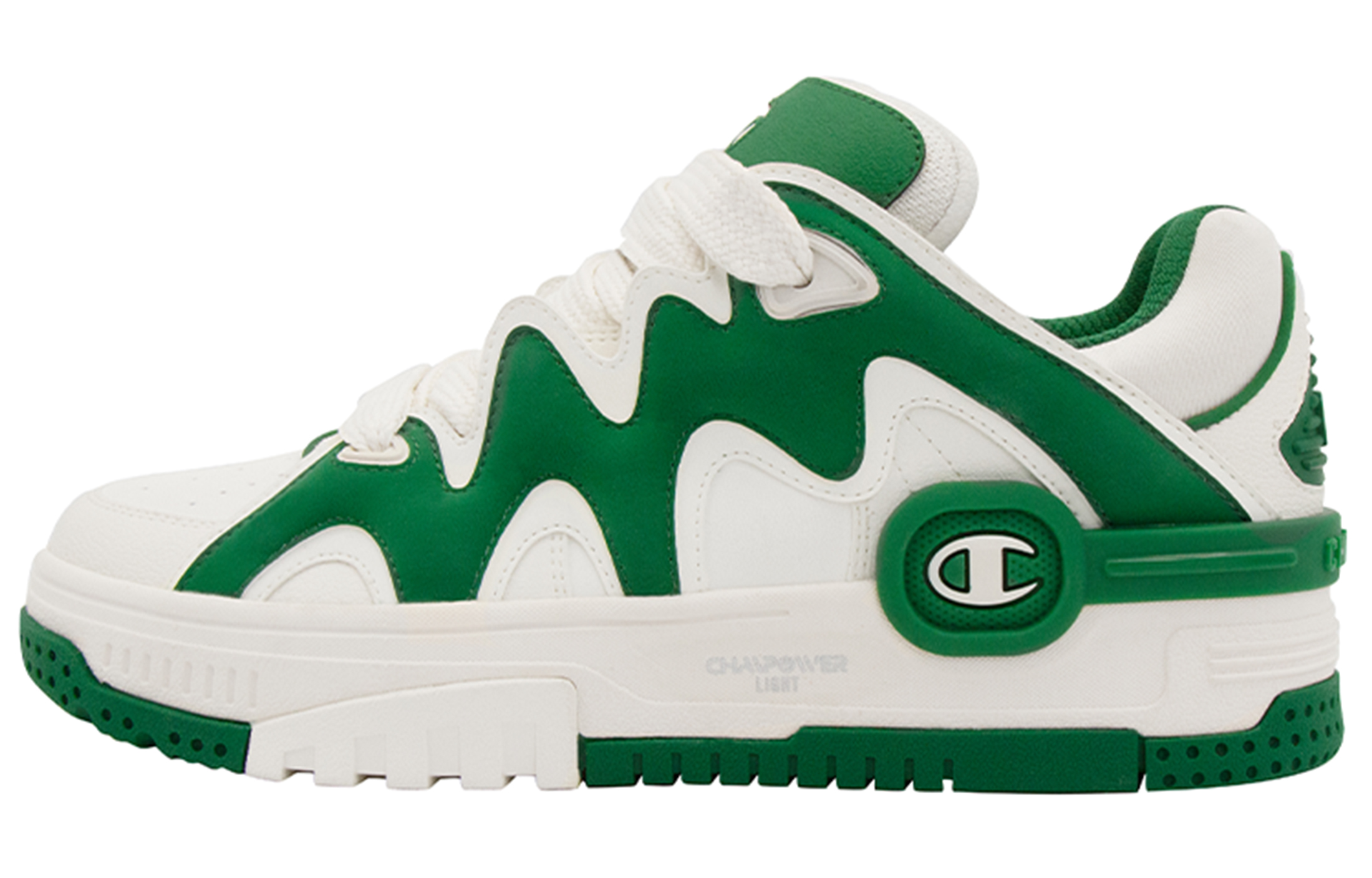 (Women) Champion WavySkate V1 'Dopamine Green Low' U3CFCTW21N1