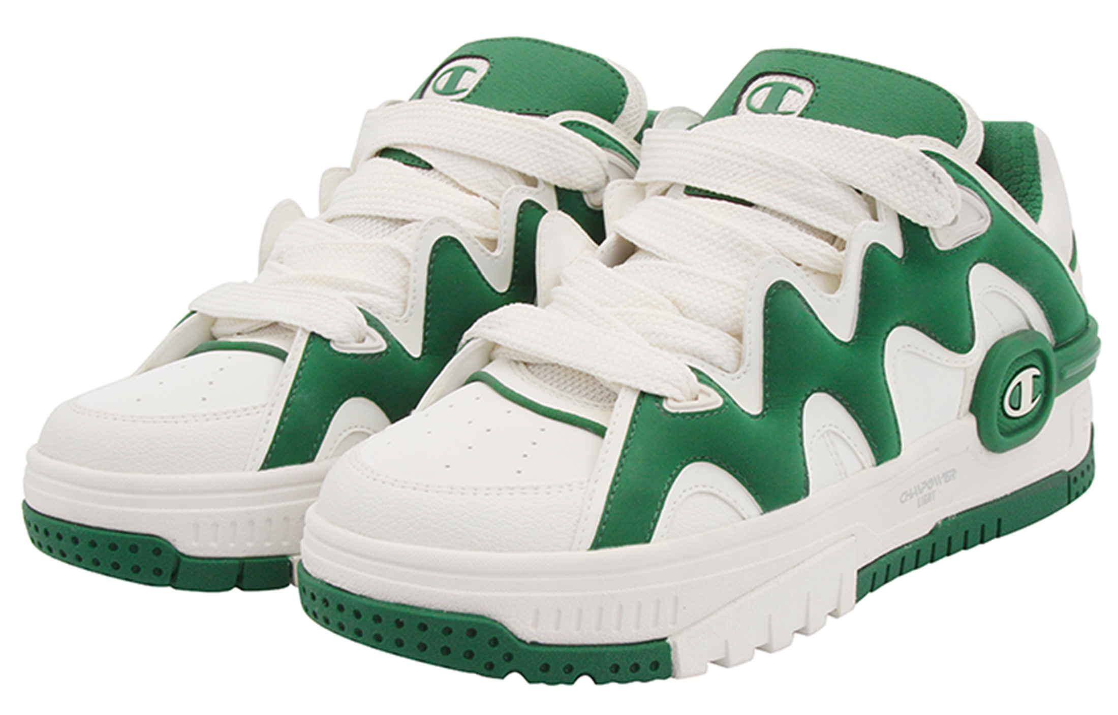 Lookbook (W) Champion WavySkate V1 ''Dopamine Green Low'' Herren Sneaker U3CFCTW21N1