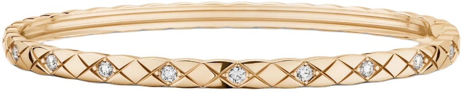 (W) Pulsera Chanel 18K Oro Diamantes Acolchada - SS24 Oro Claro. J12326 Order (W) Pulsera Chanel 18K Oro Diamantes Acolchada - SS24 Oro Claro. J12326