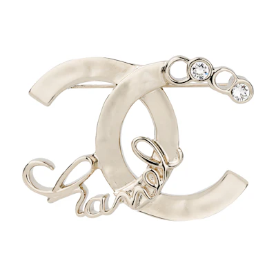 (Women) CHANEL 2000s 22P Spring/Summer Brooch in Light Gold. AB7654-B07768-NH126