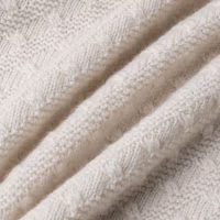 Sizing (Women) CHANEL 2024 Spring Summer Striped Trim Knit Top in Off-white. P75724-K10893-AW001