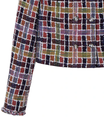 (W) CHANEL Jaket Musim Bunga/Panas 2024 Lengan Panjang Double-Breasted Warna Blok. P75234-V66763-NO616 Purchase (W) CHANEL Jaket Musim Bunga/Panas 2024 Lengan Panjang Double-Breasted Warna Blok. P75234-V66763-NO616