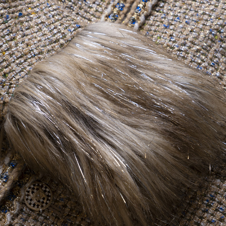 Purchase (W) CHANEL 21A 金色對比針織長袖毛衣 P71081-V62249-NC626