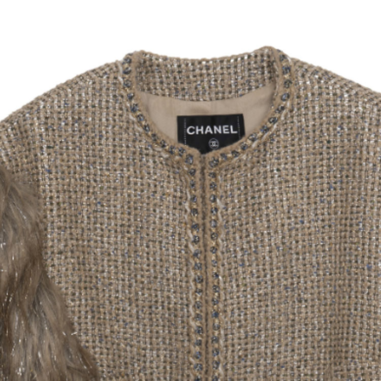 Cheap (W) CHANEL 21A 金色對比針織長袖毛衣 P71081-V62249-NC626