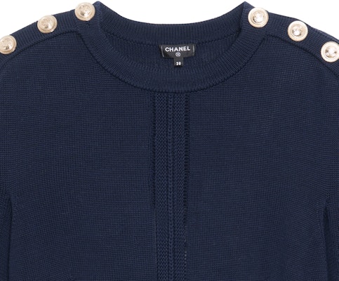 (W) CHANEL 21C Sweater Biru Kasual Lengan Panjang Leher Bulat P70314-K10008-AW003 Shop (W) CHANEL 21C Sweater Biru Kasual Lengan Panjang Leher Bulat P70314-K10008-AW003