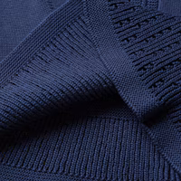 Details for (Women) CHANEL 21C Blue Solid Color Casual Crewneck Long Sleeve Sweater P70314-K10008-AW003
