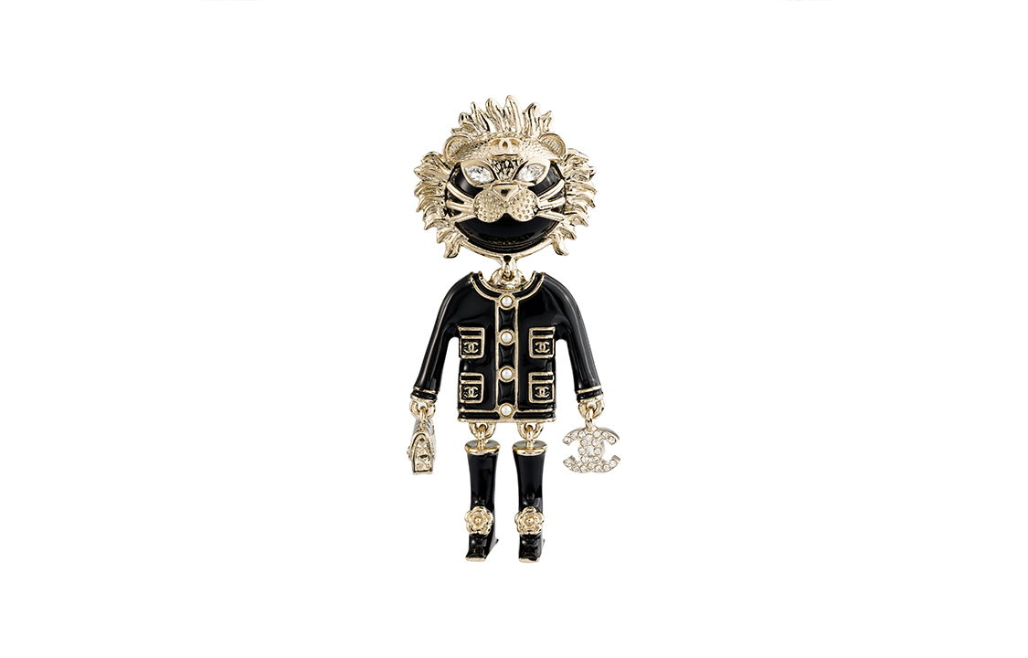 (Women) CHANEL 22 Black Lion Brooch  Limited Edition. AB7908-B07675-NG870 圖 2