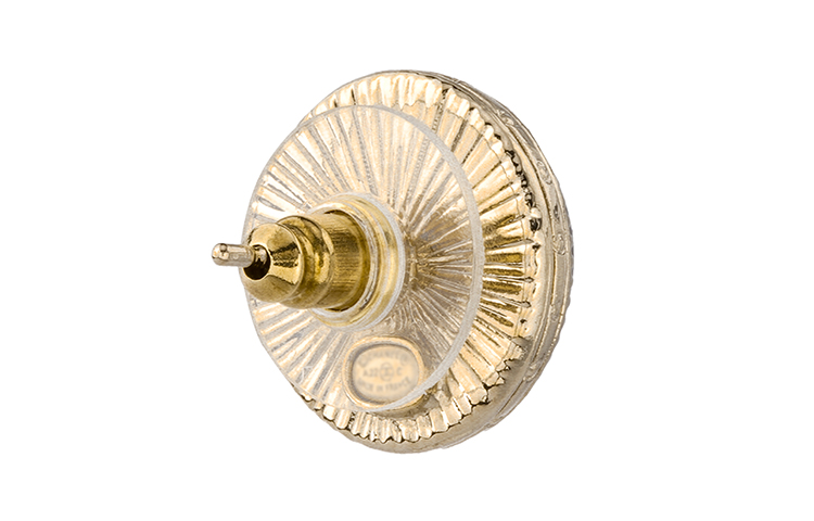 (Women) CHANEL 22C Spring Classic Double C Resin Rhinestone Metal Earrings Black AB7775-B07472-NG629 圖 4