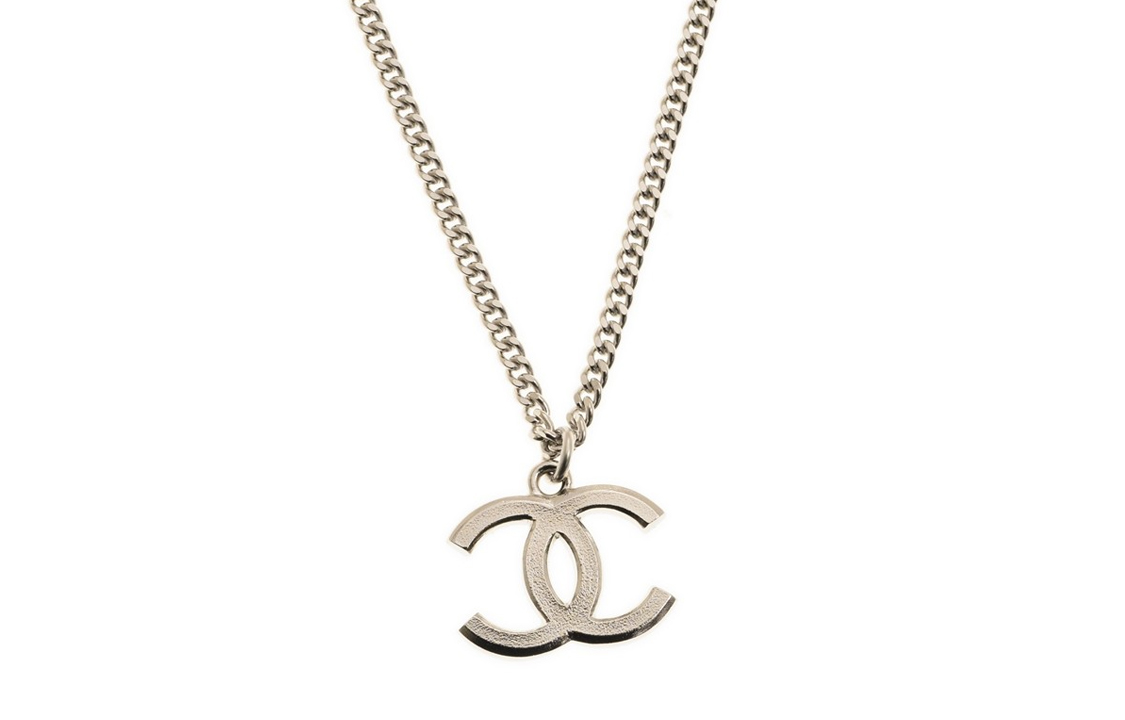(Women) CHANEL 22C Spring Double C Rhinestone Logo Silver Necklace for Women. AB7692B07453NG607 圖 3
