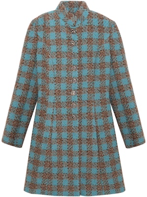 (Women) CHANEL 22K Tweed Plaid Single-Breasted Mid-Length Coat for Women Multicolor P73646-V65263-NK487 Order (Women) CHANEL 22K Tweed Plaid Single-Breasted Mid-Length Coat for Women Multicolor P73646-V65263-NK487