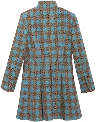 (Women) CHANEL 22K Tweed Plaid Single-Breasted Mid-Length Coat for Women Multicolor P73646-V65263-NK487 Lookbook (Women) CHANEL 22K Tweed Plaid Single-Breasted Mid-Length Coat for Women Multicolor P73646-V65263-NK487