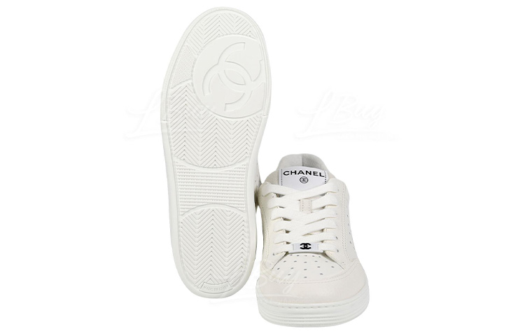 (W) Chanel 22P Series White 'Casual Fashion Sneaker' 圖 5