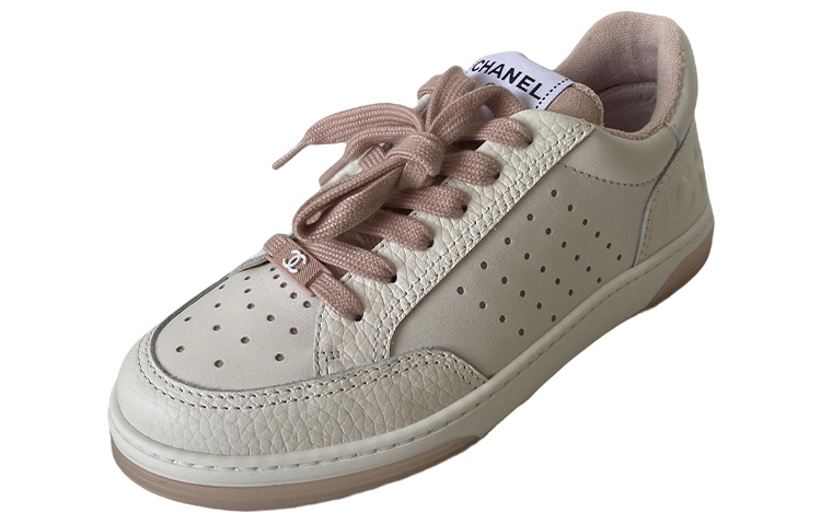 Lookbook (W) Chanel 22P Sepatu Putih Merah Muda G38808-Y55769-K3971