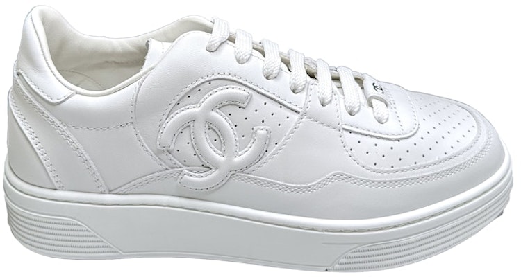 (Women) Chanel 23 A Collection White Leather G45079-B13302-NP503 Buy (Women) Chanel 23 A Collection White Leather G45079-B13302-NP503