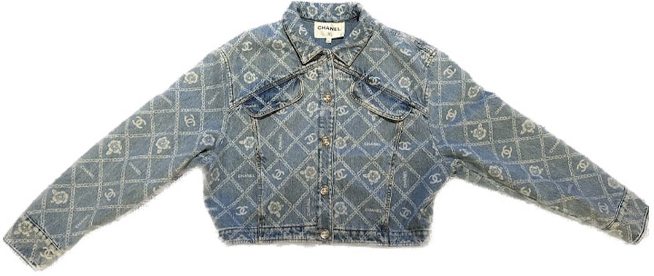 (W) CHANEL 23春夏23A印花Logo休閒牛仔外套女款 P75284-V66954-94305 Order (W) CHANEL 23春夏23A印花Logo休閒牛仔外套女款 P75284-V66954-94305