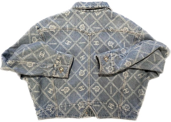 (W) CHANEL 23春夏23A印花Logo休閒牛仔外套女款 P75284-V66954-94305 Lookbook (W) CHANEL 23春夏23A印花Logo休閒牛仔外套女款 P75284-V66954-94305