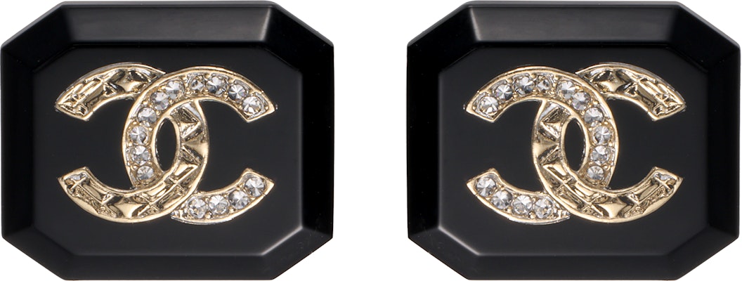 (W) 샤넬 23A 블랙 라인스톤 더블 C 레진 여성 귀걸이. ABB356-B13567-NQ093 Buy (W) 샤넬 23A 블랙 라인스톤 더블 C 레진 여성 귀걸이. ABB356-B13567-NQ093