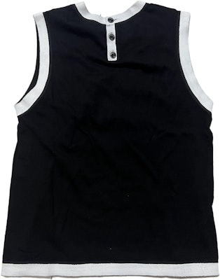 (Women) CHANEL 23C Fall/Winter Black Tiger Graphic Colorblock Vest. P72070-K10330-NA934 Lookbook (Women) CHANEL 23C Fall/Winter Black Tiger Graphic Colorblock Vest. P72070-K10330-NA934