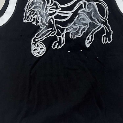 (Women) CHANEL 23C Fall/Winter Black Tiger Graphic Colorblock Vest. P72070-K10330-NA934 Purchase (Women) CHANEL 23C Fall/Winter Black Tiger Graphic Colorblock Vest. P72070-K10330-NA934