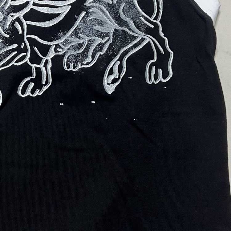 Cheap (W) CHANEL 23C Musim Gugur/Dingin Rompi Hitam Motif Harimau Colorblock. P72070-K10330-NA934