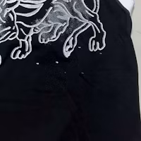 Cheap (Women) CHANEL 23C Fall/Winter Black Tiger Graphic Colorblock Vest. P72070-K10330-NA934