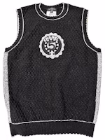 Order (Women) CHANEL 23C Spring Summer Black Knit Vest with Embroidered Logo. P74145-K10654-NO130