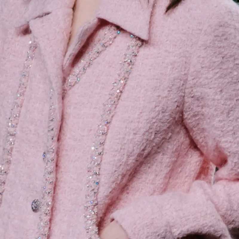 (Women) CHANEL 23FW 23K Single-Breasted Pink Casual Jacket for Women. P75791-V67466-NR723 圖 8