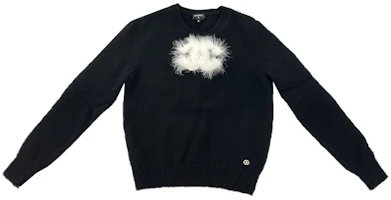 Order (Women) CHANEL 23K Logo Two-Tone Round Neck Long Sleeve Sweater Women Black. P76044-K10969-NS597