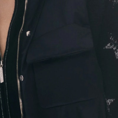 (Women) CHANEL 23N Black Zip-Up Pocket Vest P74348-V66903-94305 Purchase (Women) CHANEL 23N Black Zip-Up Pocket Vest P74348-V66903-94305