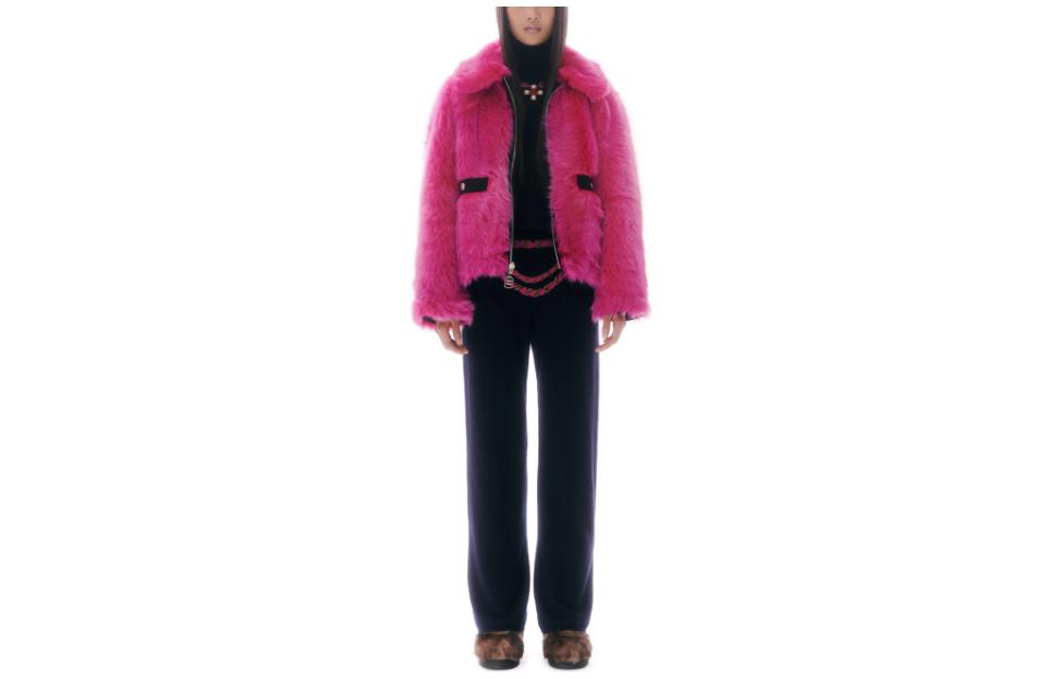 (Women) CHANEL 23N Colorblock Zip-Up Casual Jacket for Women - Purple. P74332-C67158-NQ401 圖 2