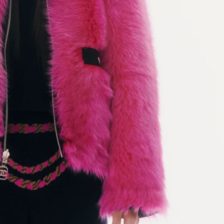 (Women) CHANEL 23N Colorblock Zip-Up Casual Jacket for Women - Purple. P74332-C67158-NQ401 圖 7