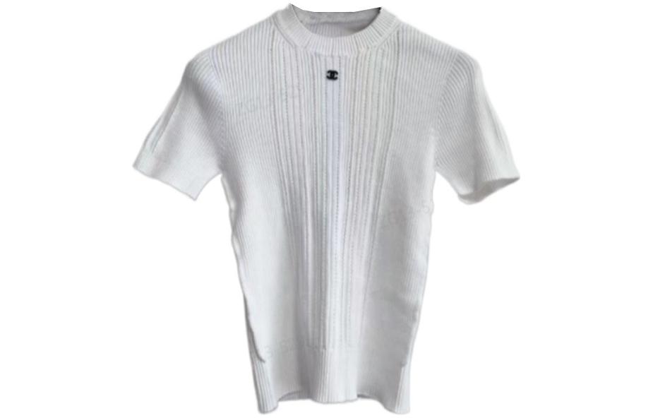 Order (W) CHANEL 23P 對比Logo針織毛衣 P74721-K10701-NM983