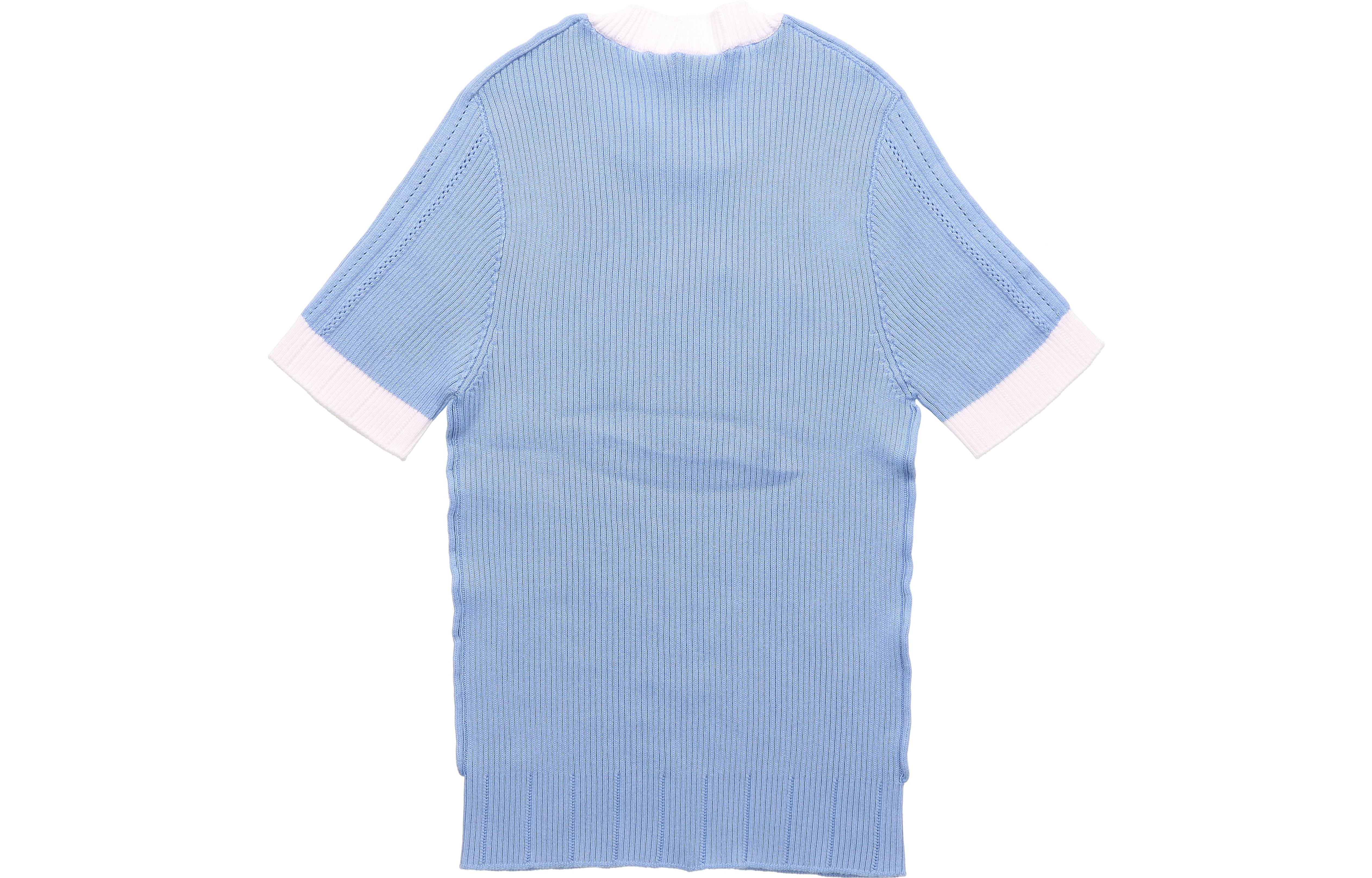 Shop (W) CHANEL 23P 對比Logo針織毛衣 P74721-K10701-NM983