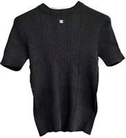Purchase (Women) CHANEL 23P Contrast Logo Knit Sweater P74721-K10701-NM983