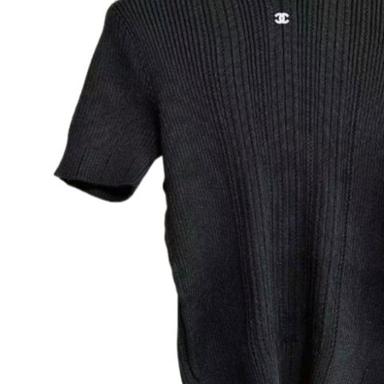 Details for (W) CHANEL 23P 對比Logo針織毛衣 P74721-K10701-NM983