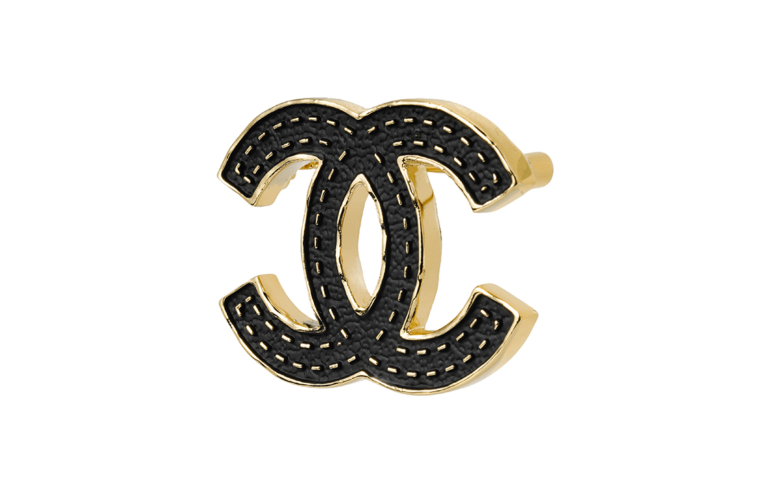 (Women) CHANEL 23S Classic Double C Brooch  Black - Spring Summer 2023 Collection ABA774-B10895-NN920