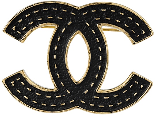 (W) シャネル 23S クラシック ダブルC ブローチ ブラック - 春夏 2023 コレクション ABA774-B10895-NN920 Lookbook (W) シャネル 23S クラシック ダブルC ブローチ ブラック - 春夏 2023 コレクション ABA774-B10895-NN920