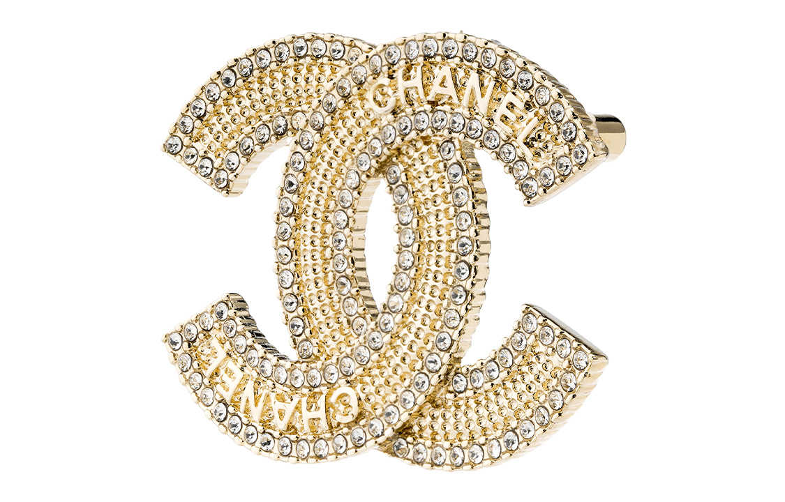 Lookbook (W) 香奈儿23S金色简约双C标志胸针 女士春夏款SS23 ABA867-B10933-NN971