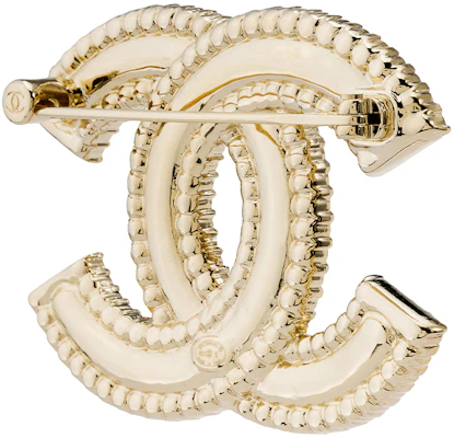 (W) 香奈儿23S金色简约双C标志胸针 女士春夏款SS23 ABA867-B10933-NN971 Shop (W) 香奈儿23S金色简约双C标志胸针 女士春夏款SS23 ABA867-B10933-NN971