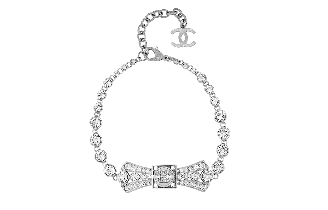 (Women) CHANEL 23S Spring/Summer Necklace Double C Logo Cubic Zirconia & Pearl Accents. ABA632-B10757-NN590 圖 2