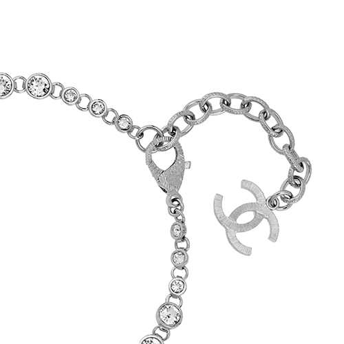 (Women) CHANEL 23S Spring/Summer Necklace Double C Logo Cubic Zirconia & Pearl Accents. ABA632-B10757-NN590 圖 5