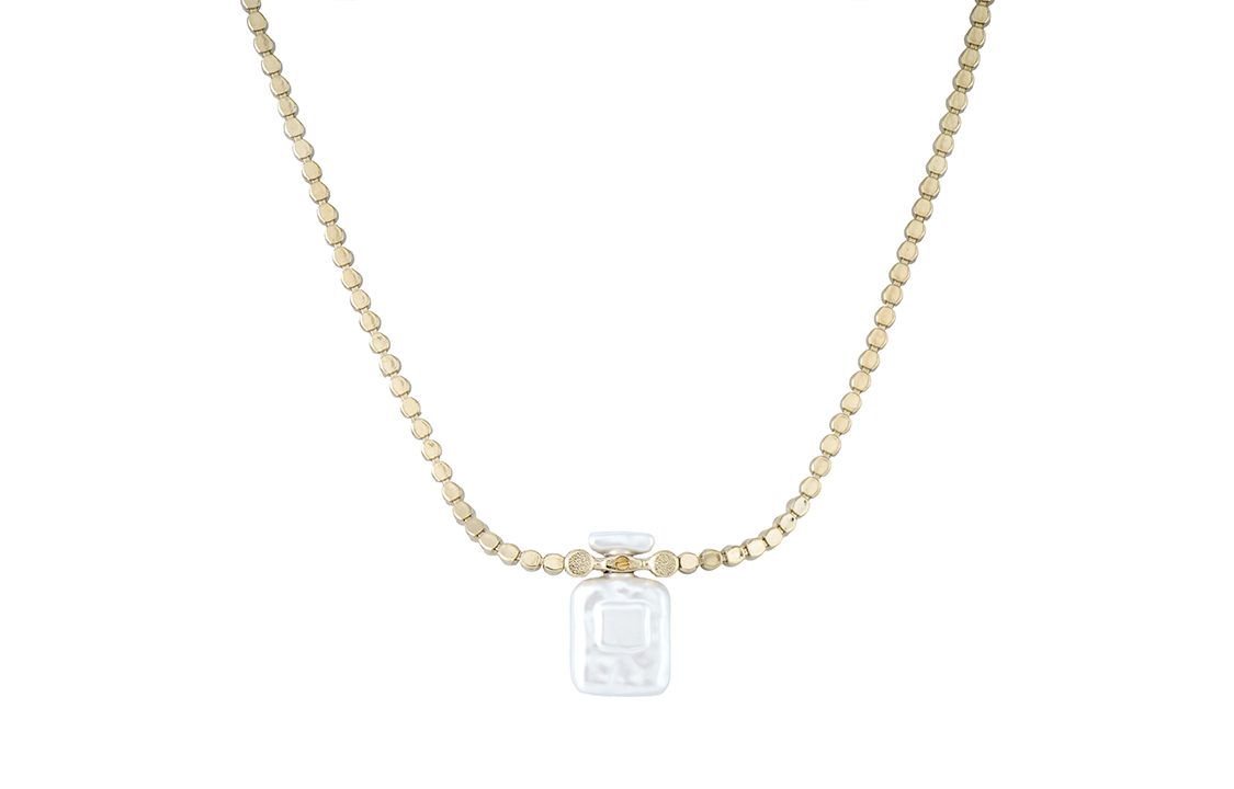 (Women) CHANEL 23S Spring/Summer Pearl White Perfume Bottle Pendant Necklace for Women. ABA843-B10935-NN979 圖 3