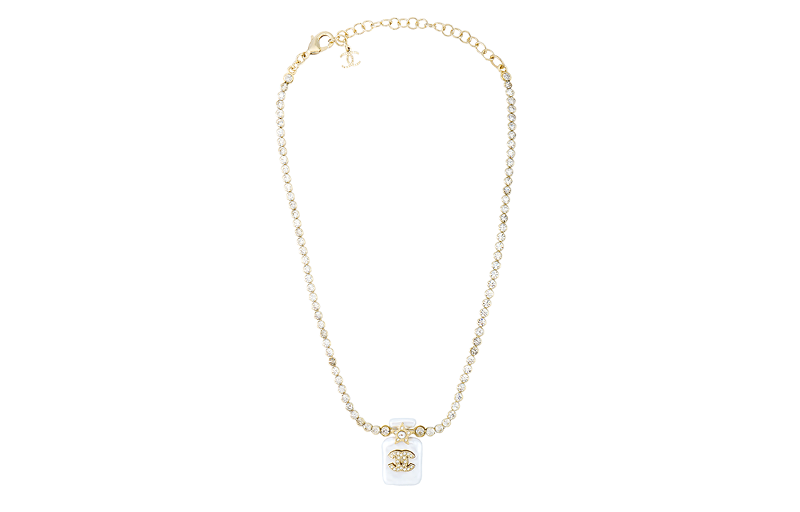 (Women) CHANEL 23S Spring/Summer Pearl White Perfume Bottle Pendant Necklace for Women. ABA843-B10935-NN979 圖 4