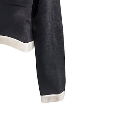 (W) 香奈儿 24C 黑色拼色针织开衫 圆领设计 P76462-K10983-NT057 Purchase (W) 香奈儿 24C 黑色拼色针织开衫 圆领设计 P76462-K10983-NT057