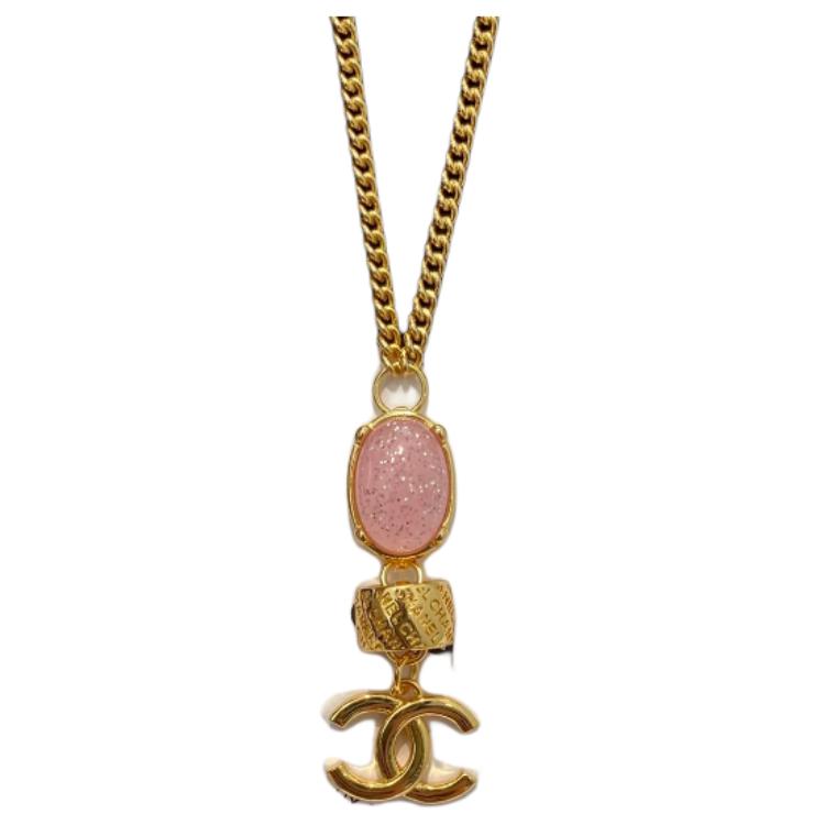 (Women) CHANEL 24P Gold Pendant Necklace with Faux Pearls and Rhinestones for Women. ABD013-B16126-NW437 圖 3