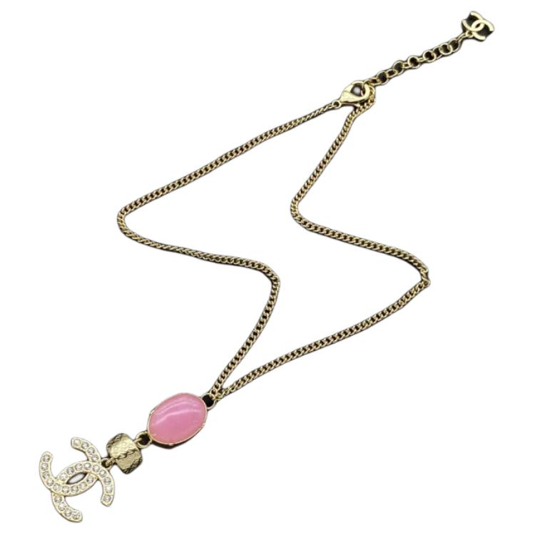 (Women) CHANEL 24P Gold Pendant Necklace with Faux Pearls and Rhinestones for Women. ABD013-B16126-NW437 圖 4